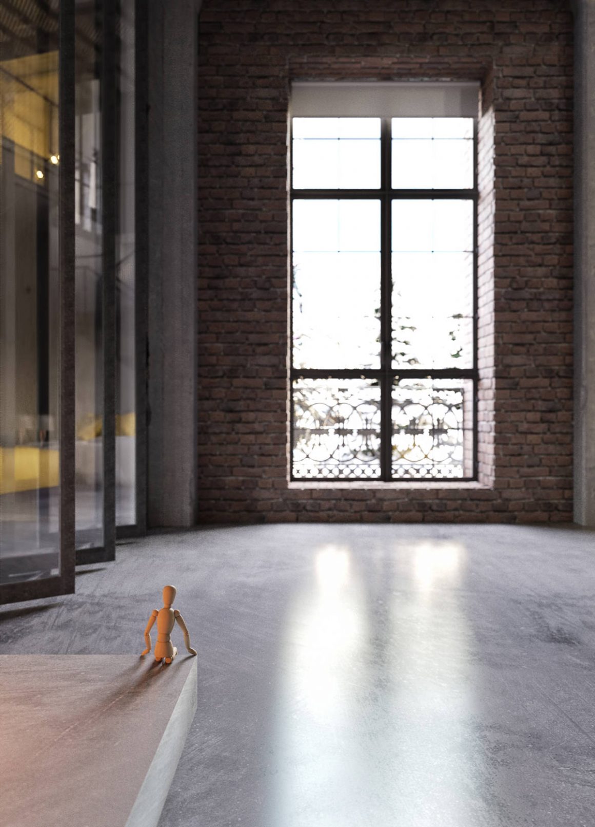 Industrial Style Apartment in Kiev