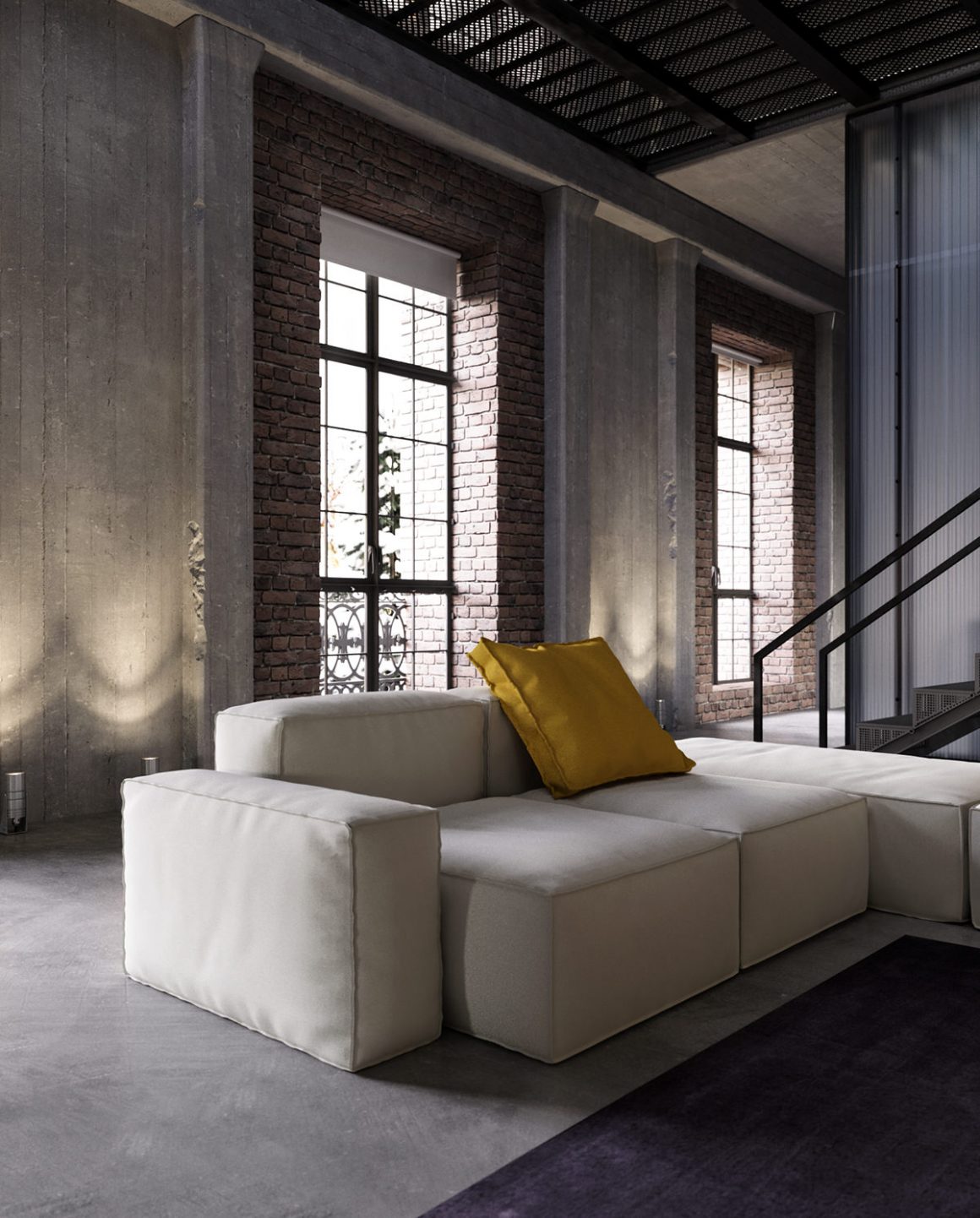 Industrial Style Apartment in Kiev