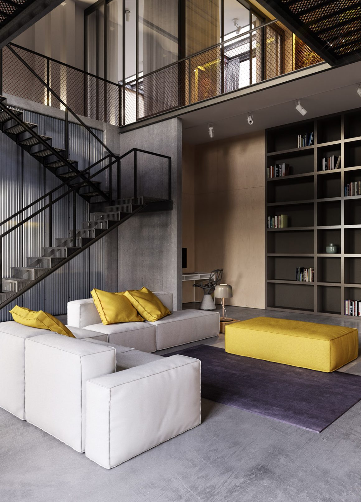 Industrial Style Apartment in Kiev