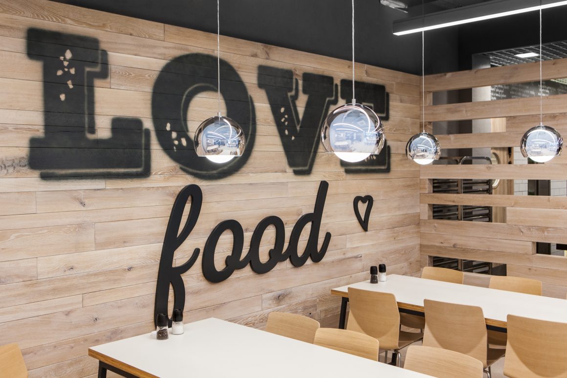 Lidl Headquarters restaurant by mode:lina architekci