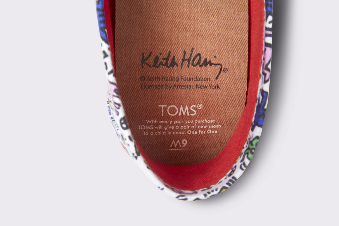 TOMS celebrates Keith Haring